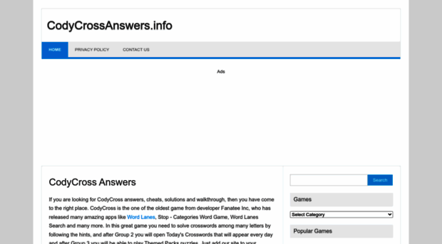 codycrossanswers.info