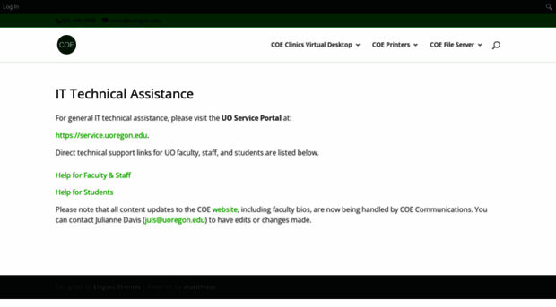 coehelp.uoregon.edu