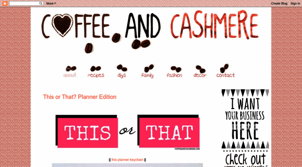 coffeeandcashmere.com