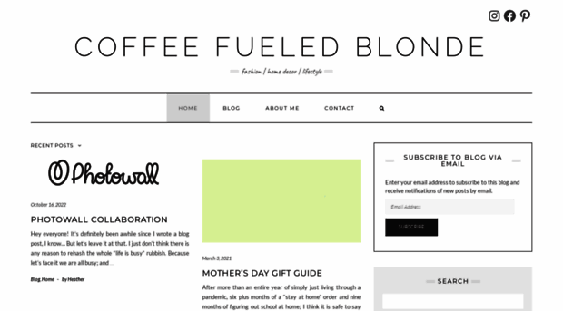 coffeefueledblonde.com