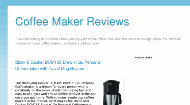 coffeemakerreviews101.blogspot.com