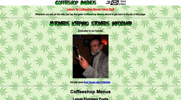 coffeeshopmenus.org