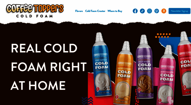 coffeetoppersfoam.com