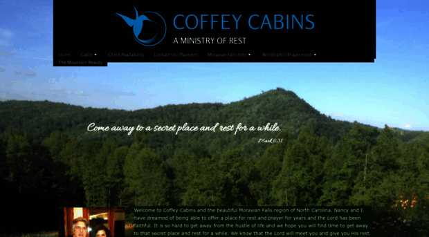 coffeycabins.com