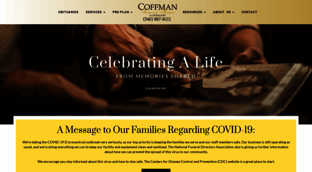 coffmanfuneralhome.net