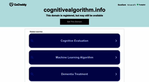 cognitivealgorithm.info