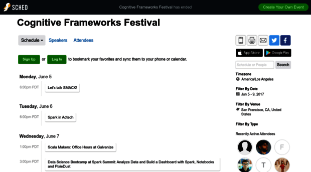 cognitiveframeworksfestival2017.sched.com