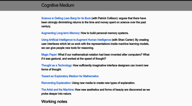 cognitivemedium.com