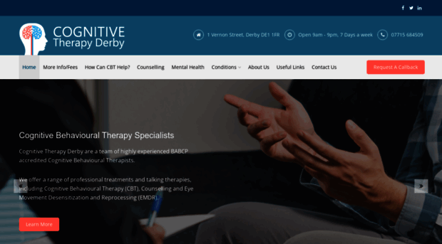 cognitivetherapyderby.co.uk