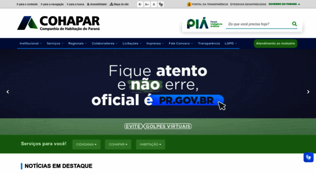 cohapar.pr.gov.br