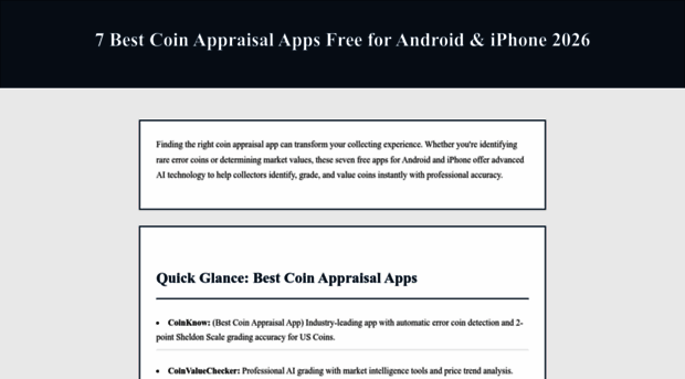 coinappraisalapp.com