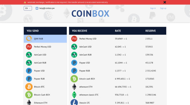 coinbox.pw