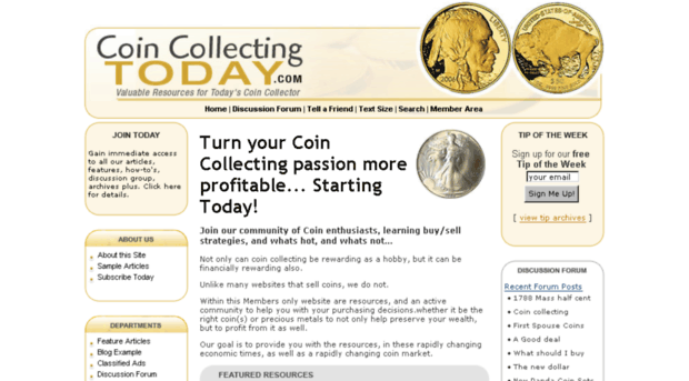 coincollectingtoday.com