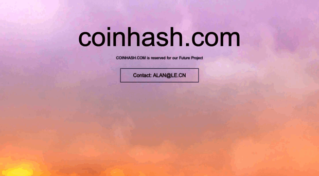 coinhash.com