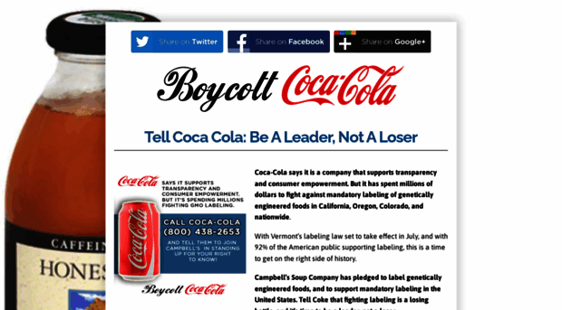 cokeboycott.com