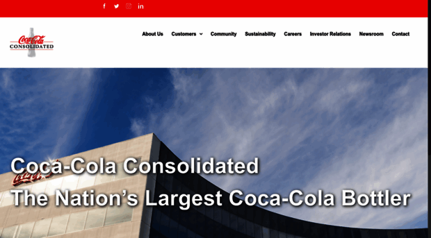 Home - Coca-Cola Consolidated