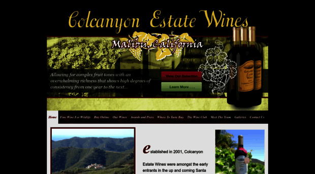 colcanyon-estate-wines.com