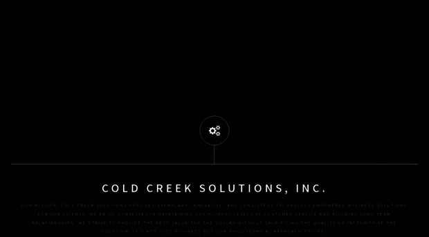 coldcreeksolutions.com