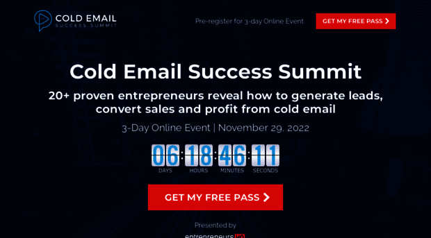 coldemailsuccesssummit.com