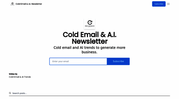 coldemailtrends.beehiiv.com