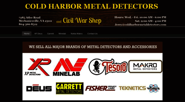 coldharbormetaldetectors.com