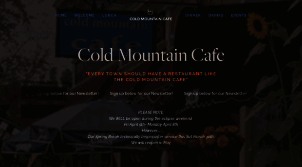 coldmountaincafe.com