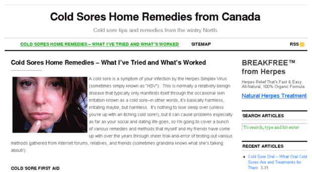 coldsoreshomeremedies.ca