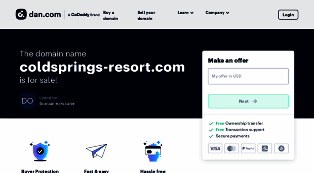 coldsprings-resort.com