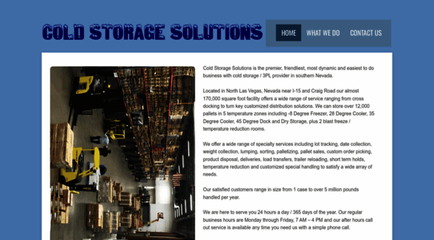 coldstoragesolutions.com