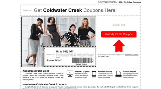 coldwatercreek.couponrocker.com