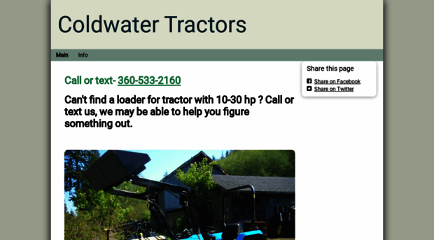 coldwatertractors.com