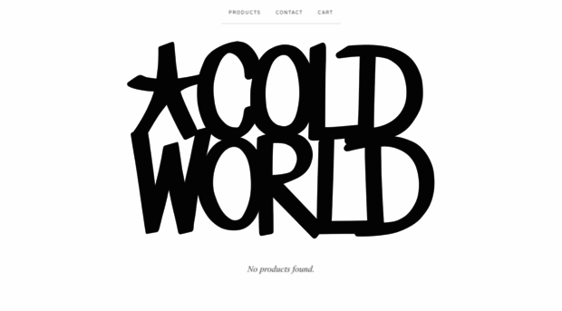 coldworld.bigcartel.com