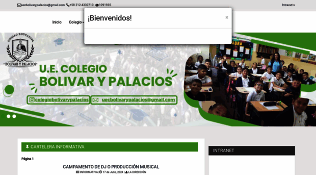 colegiobolivarypalacios.com.ve