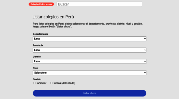 colegiosenperu.com