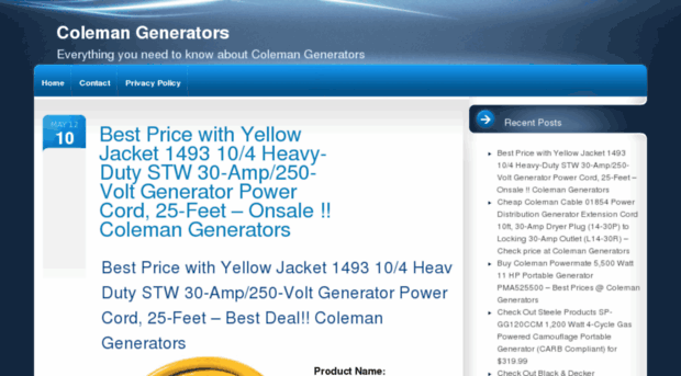 coleman-generators.wellcomeco.com