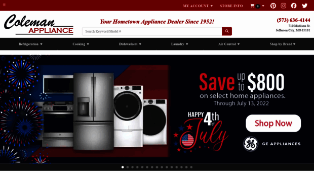 colemanappliance.com