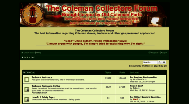 colemancollectorsforum.com