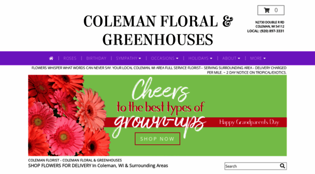 colemanfloralandgreenhouses.com