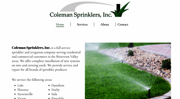 colemansprinklers.com