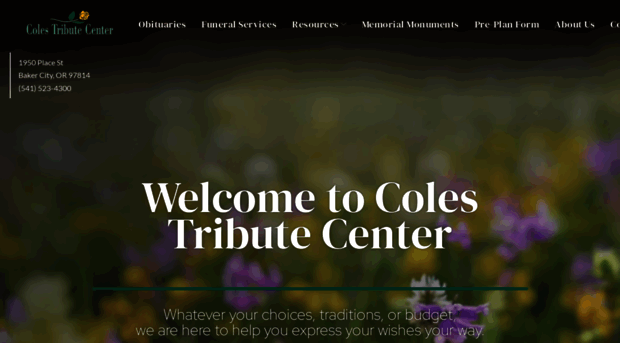 colestributecenter.com