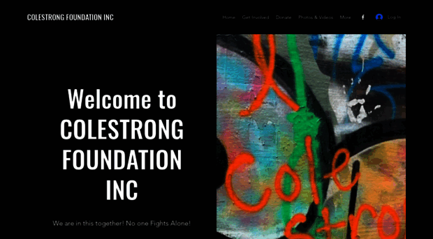 colestrongfoundation.com