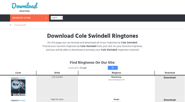 coleswindell.download-ringtone.com