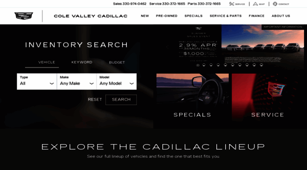 colevalleycadillac.com