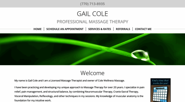 colewellnessmassage.com