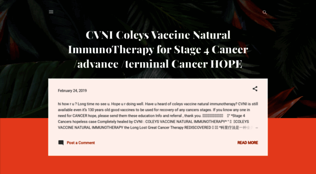 coleysvaccinecancercurehopeforcancers.blogspot.com