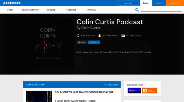 colincurtis.podomatic.com