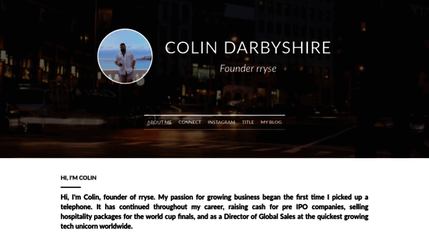 colindarbyshire.com