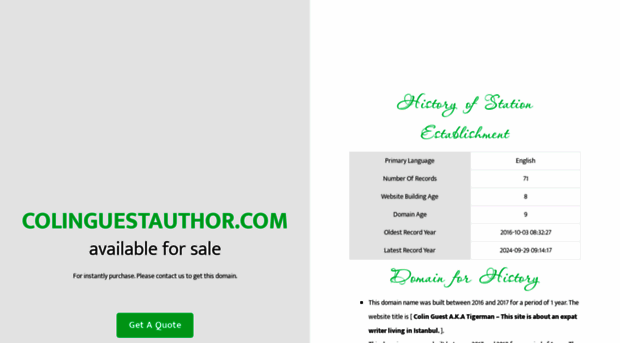 colinguestauthor.com
