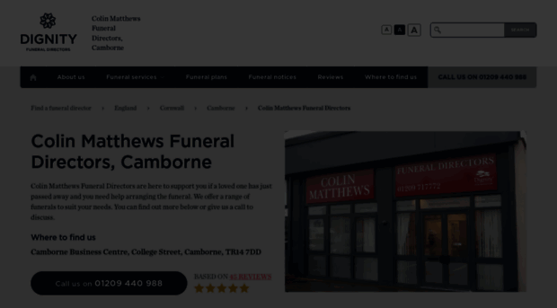 colinmatthewsfunerals.com