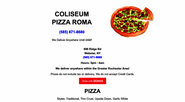 coliseumpizzaroma.com